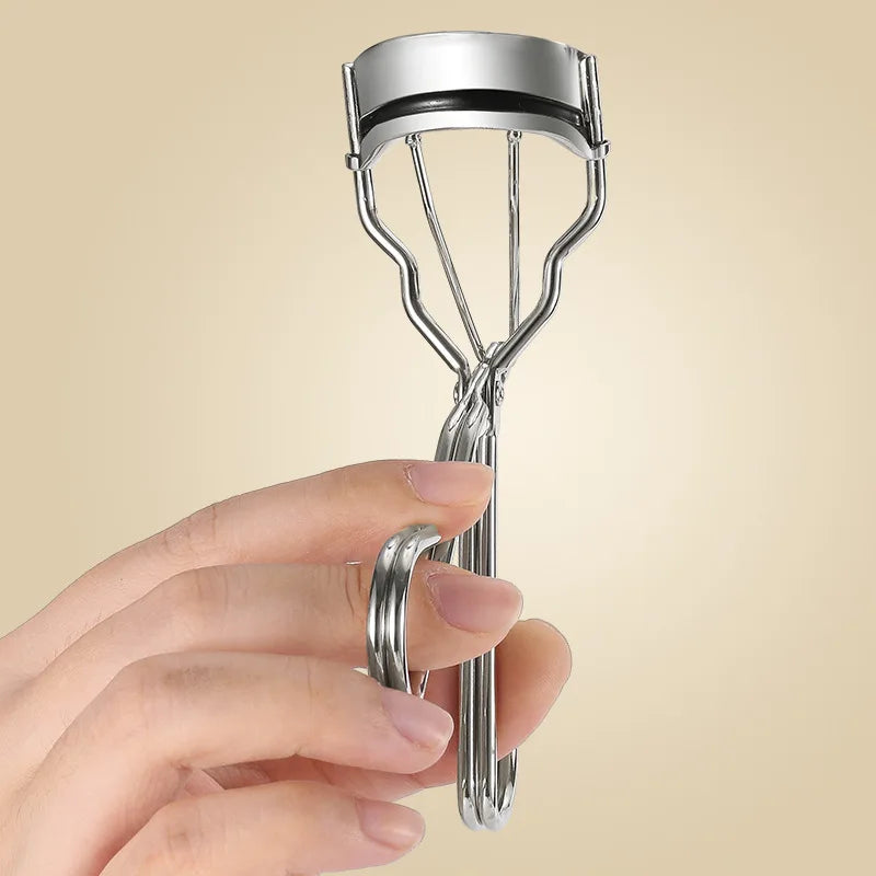 Sunflower Stainless Steel Eyelash Curler – Pearl White Natural Lift