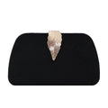 Retro Black Evening Clutch Bags Velvet Luxury Designer Formal Dinner HandBag Wedding Clutch for Ladies Women