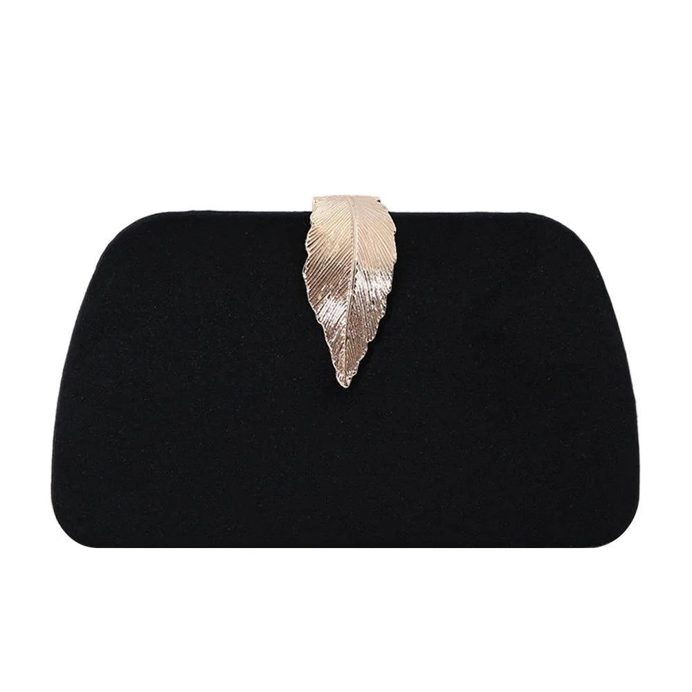 Retro Black Evening Clutch Bags Velvet Luxury Designer Formal Dinner HandBag Wedding Clutch for Ladies Women