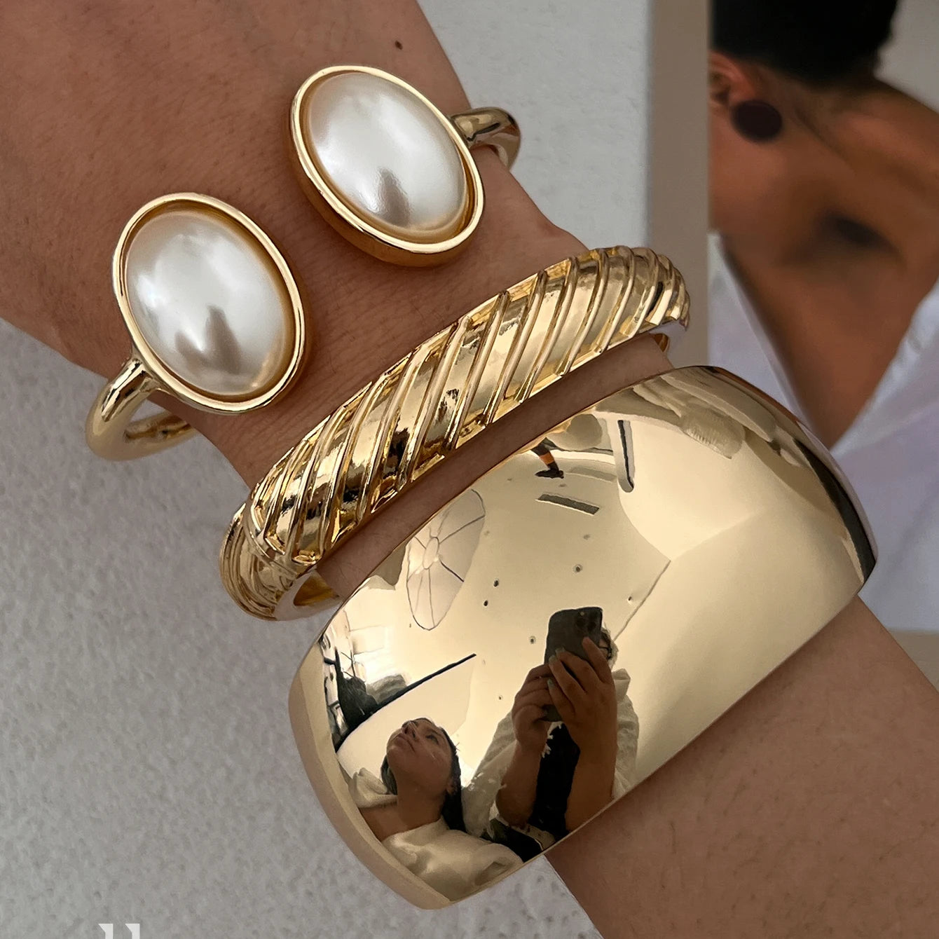 Punk Chunky Metal Bangle