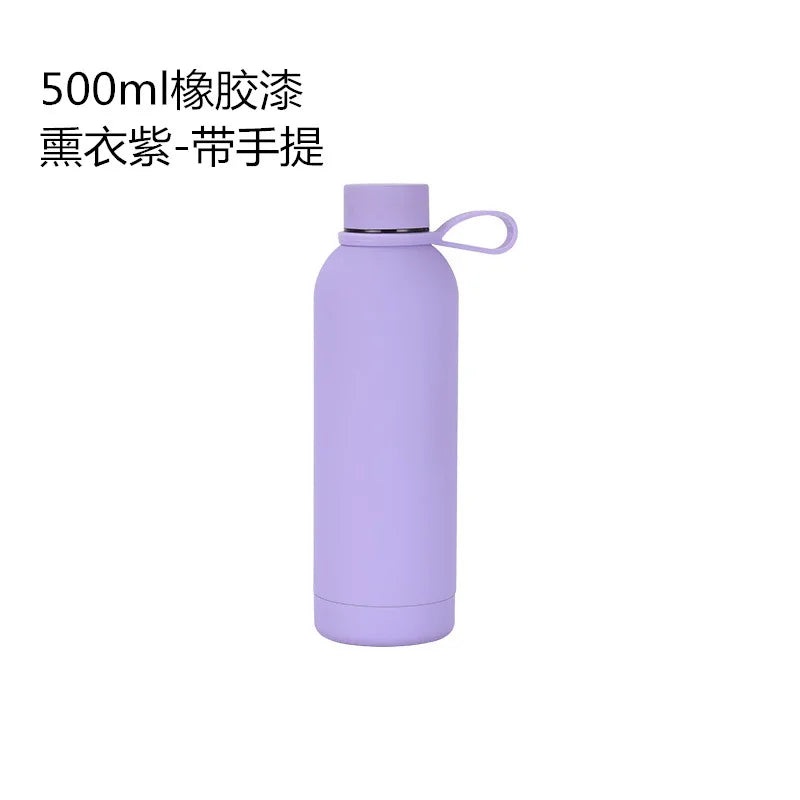 American Style Vacuum Thermos Small-mouth 500/750ml Double Wall Sports Vacuum Water Bottle