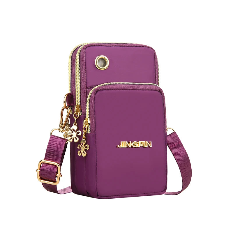 Women’s Mini Phone Crossbody Bag – Compact Coin & Running Neck Pouch