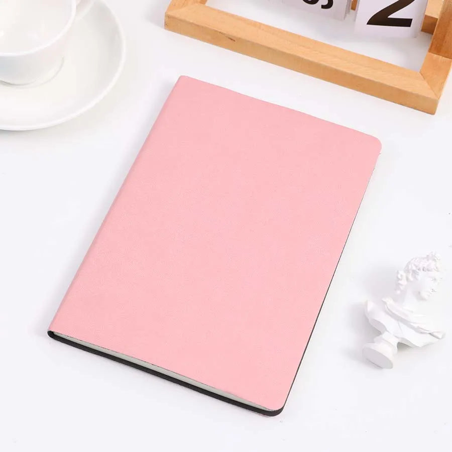 A5 Soft Leather Notebook – 120 Pages