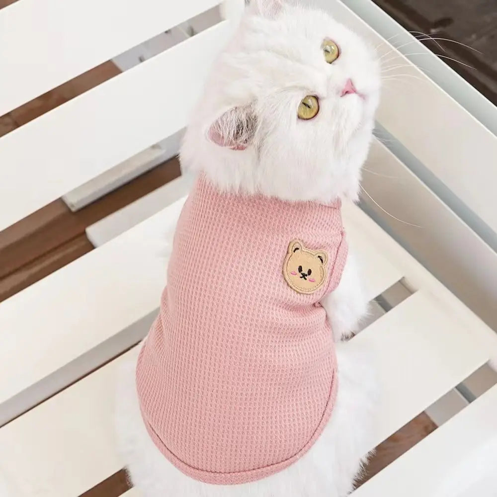 Breathable Waffle Dog Vest