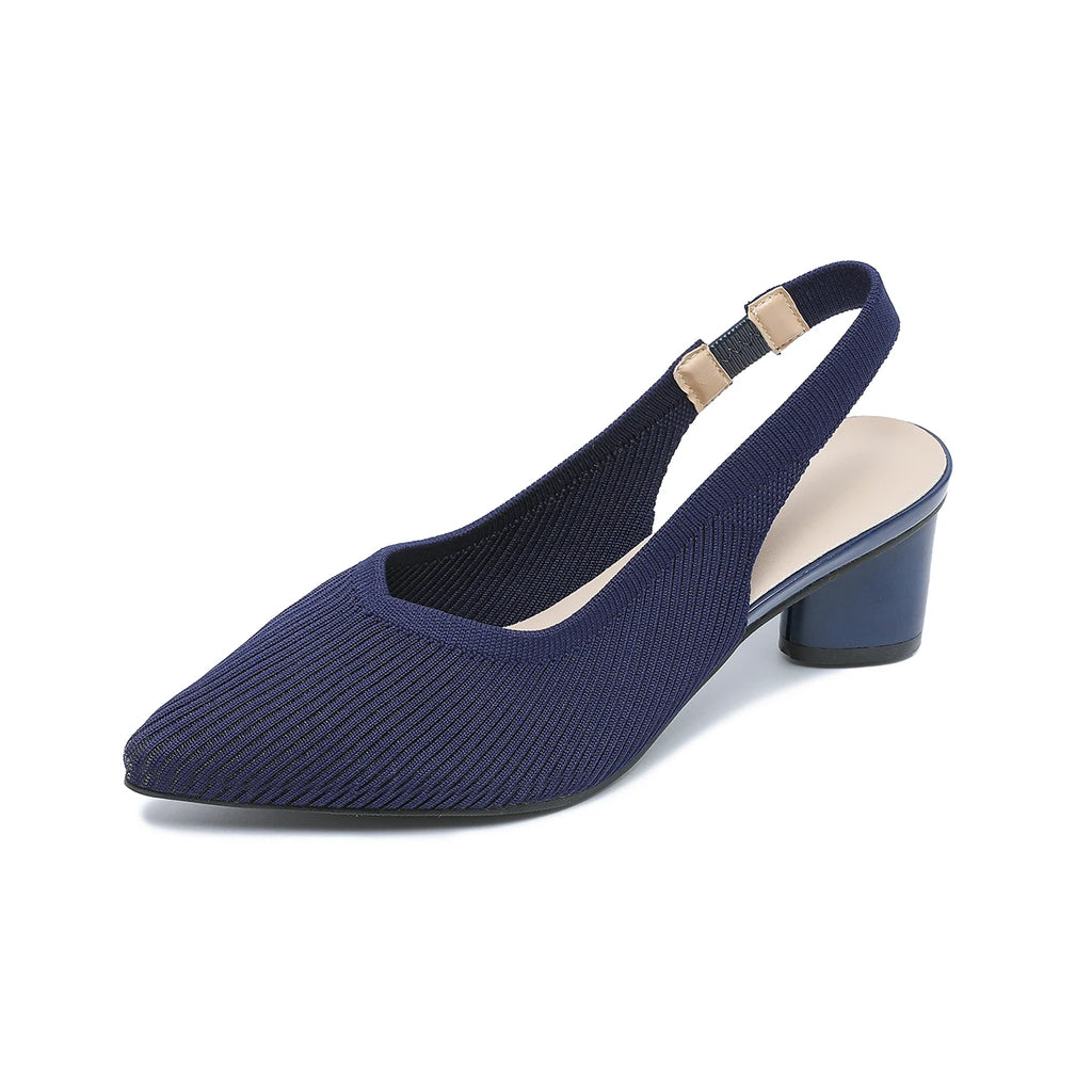 Women’s Knitted Pointed Heel Sandals