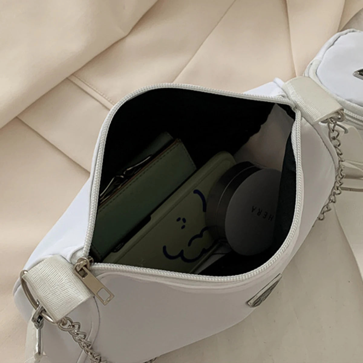 Fashion Nylon Crossbody Bag for Women – Casual Portable Underarm Shoulder Bag