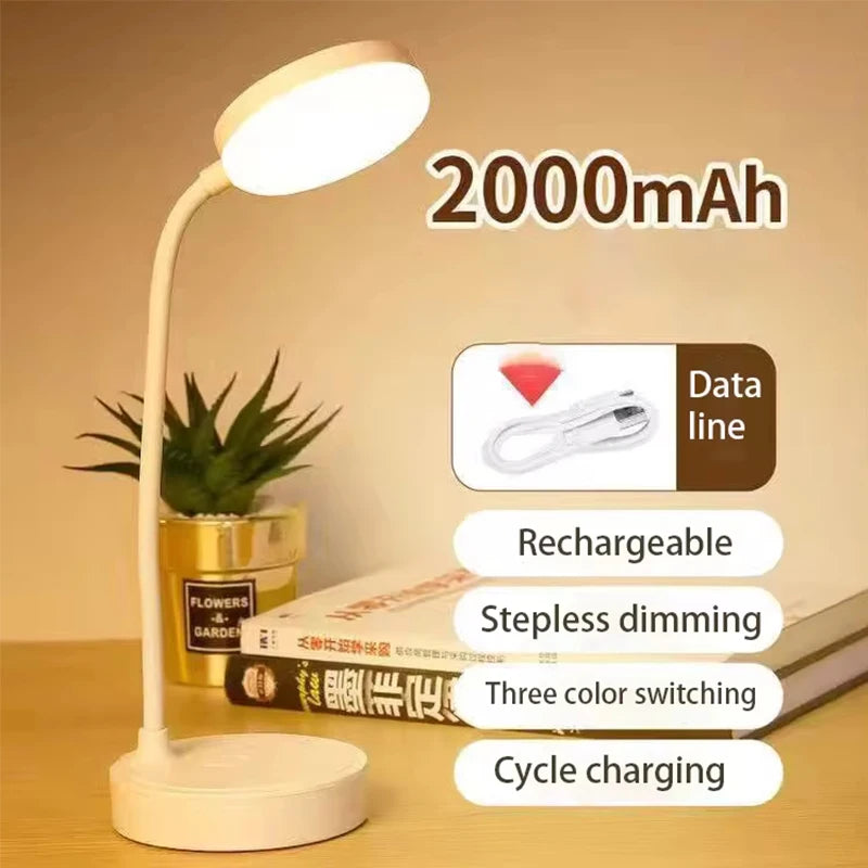 Portable LED Desk Lamp – Eye Protection & 3 Modes