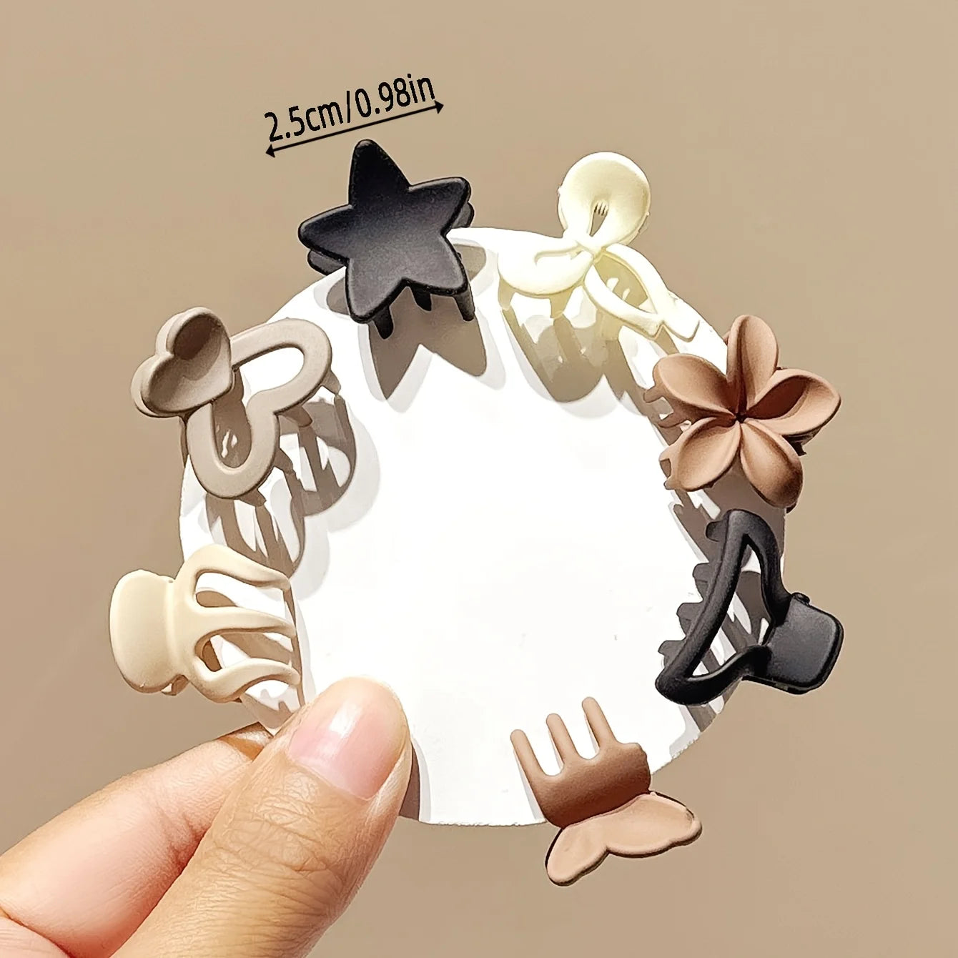 5/10/20/30 PCS Beige Mixed Pack Small Hair Clips – Cute Girls’ Accessories for Daily Wear, Special Occasions & Travel Gifts