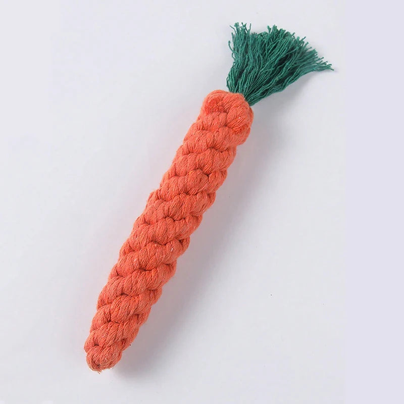 Hand-Woven Cotton Dog Rope Toy