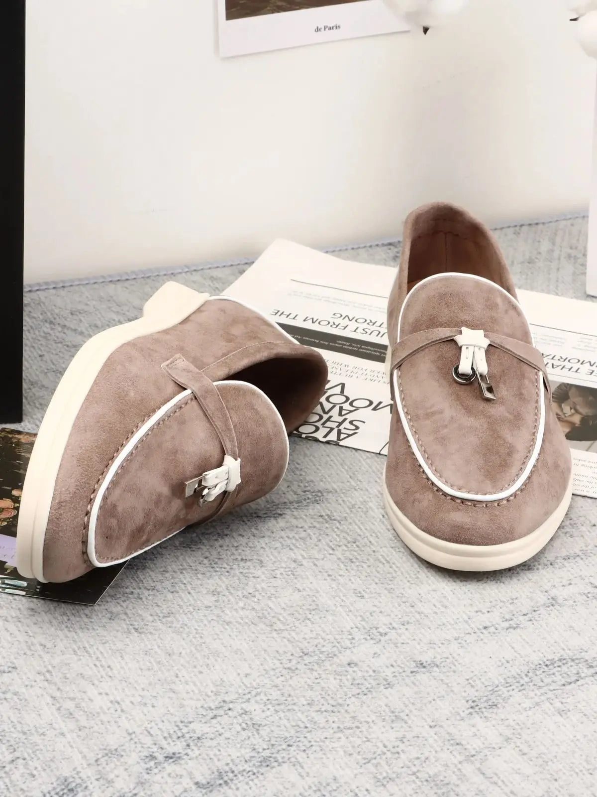 XOBZJH Leather Loafers