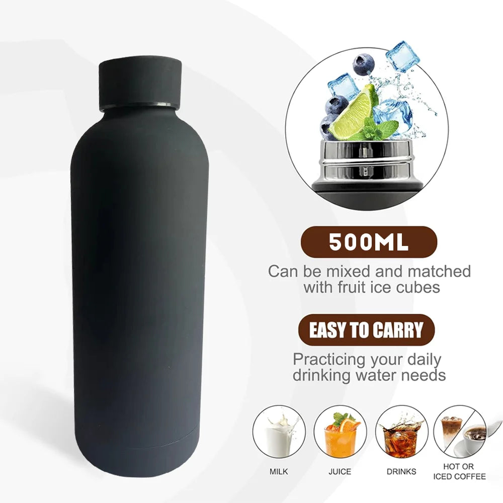 Stainless Steel Thermal Water Bottle – Insulated Vacuum Tumbler