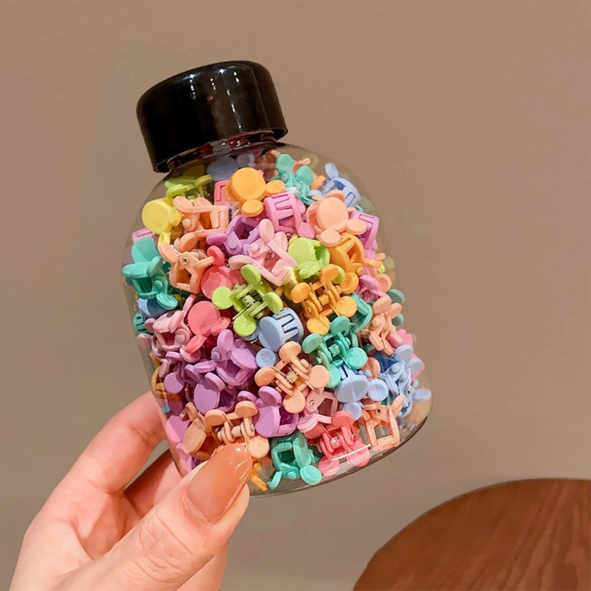 100pes/Can Girl Baby Bangs And Broken Hair Tool Hair Grabbing Claw Baby Small Mini Hair Clip, Hair Grabbing Accessory
