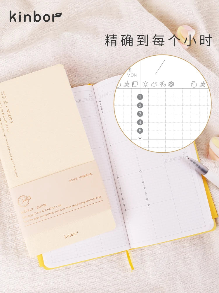 Kinbor Undated Weekly Planner – Daily & Monthly