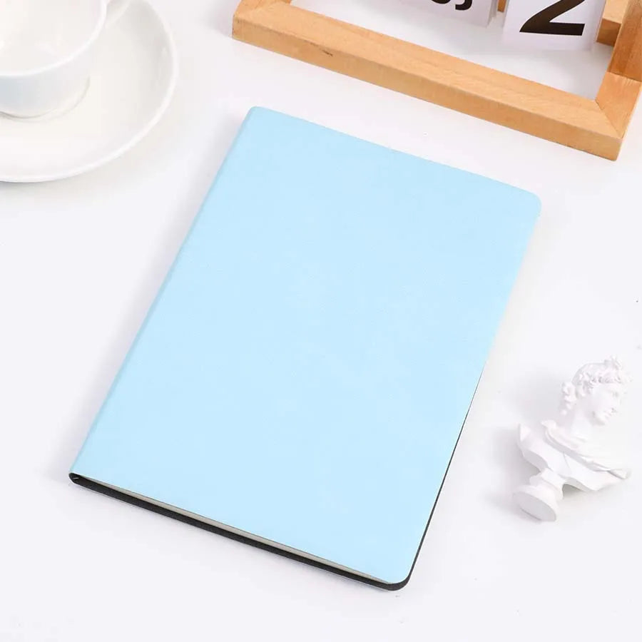 A5 Soft Leather Notebook – 120 Pages