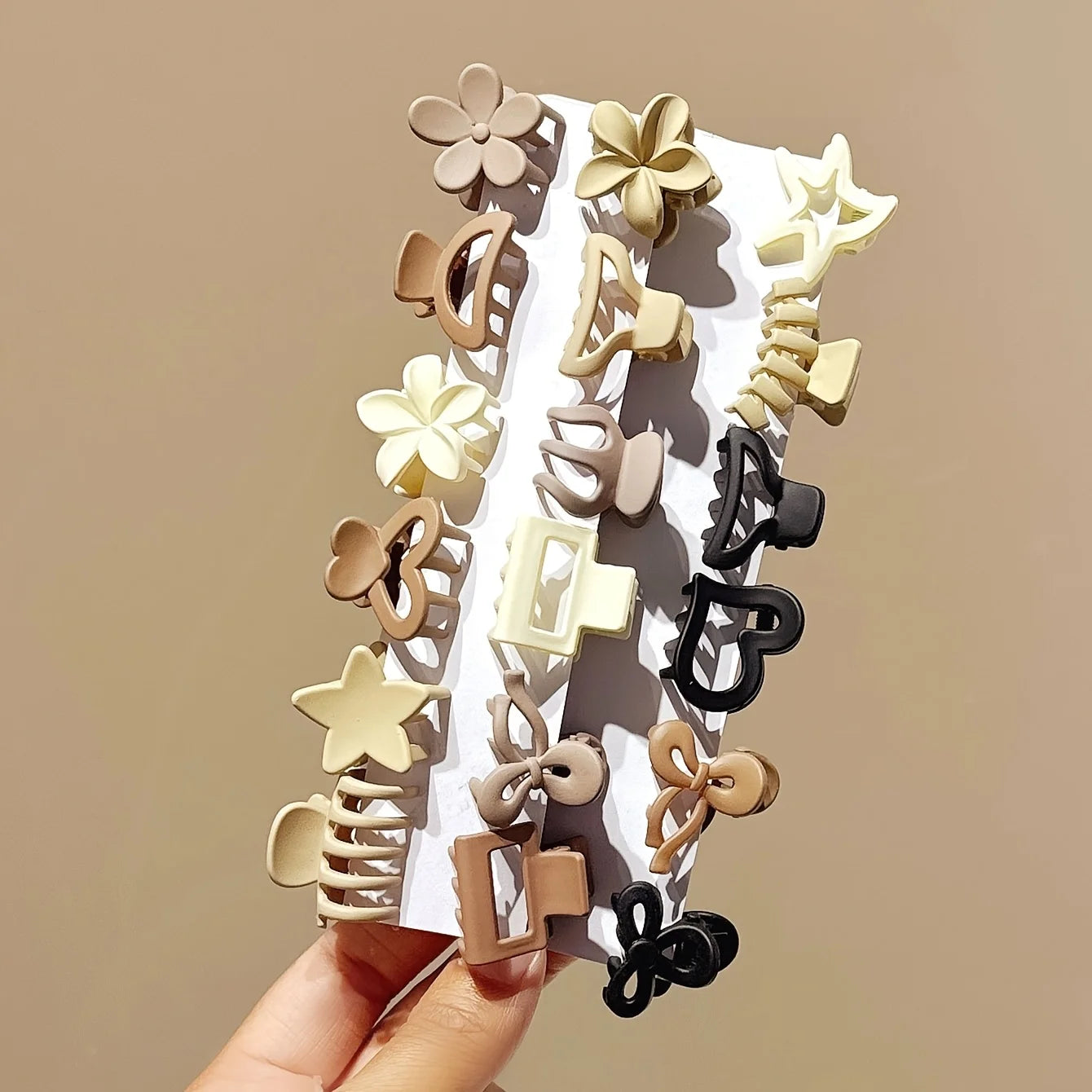 5/10/20/30 PCS Beige Mixed Pack Small Hair Clips – Cute Girls’ Accessories for Daily Wear, Special Occasions & Travel Gifts