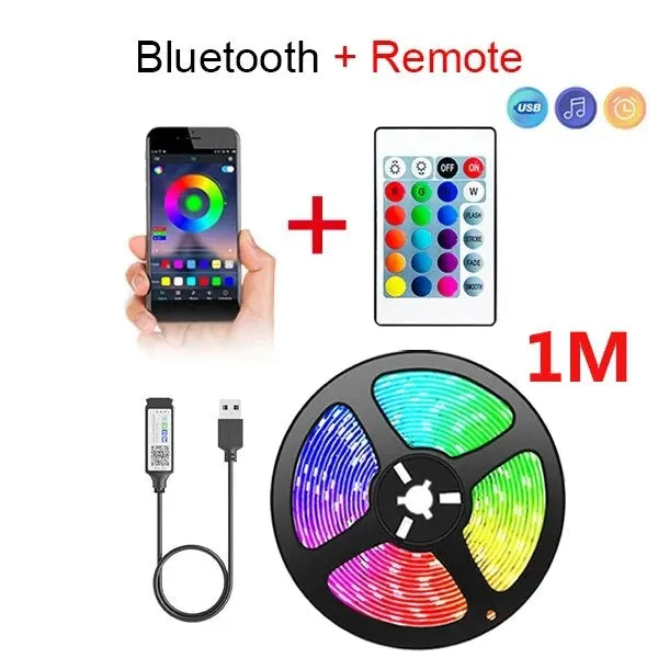 USB RGB LED Strip – 5V Flexible Tape Light