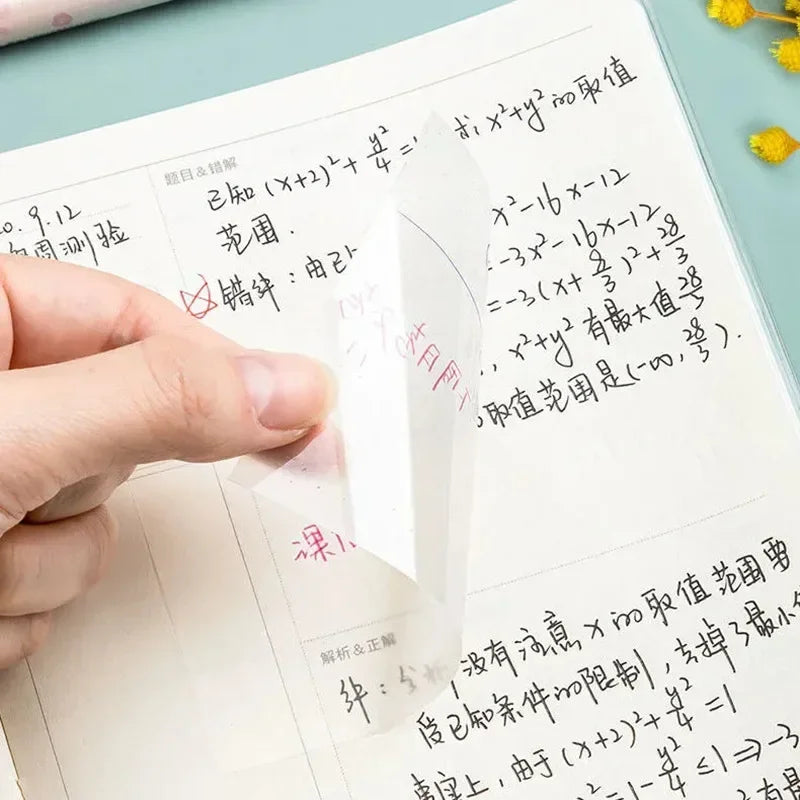 Transparent Waterproof Memo Pad