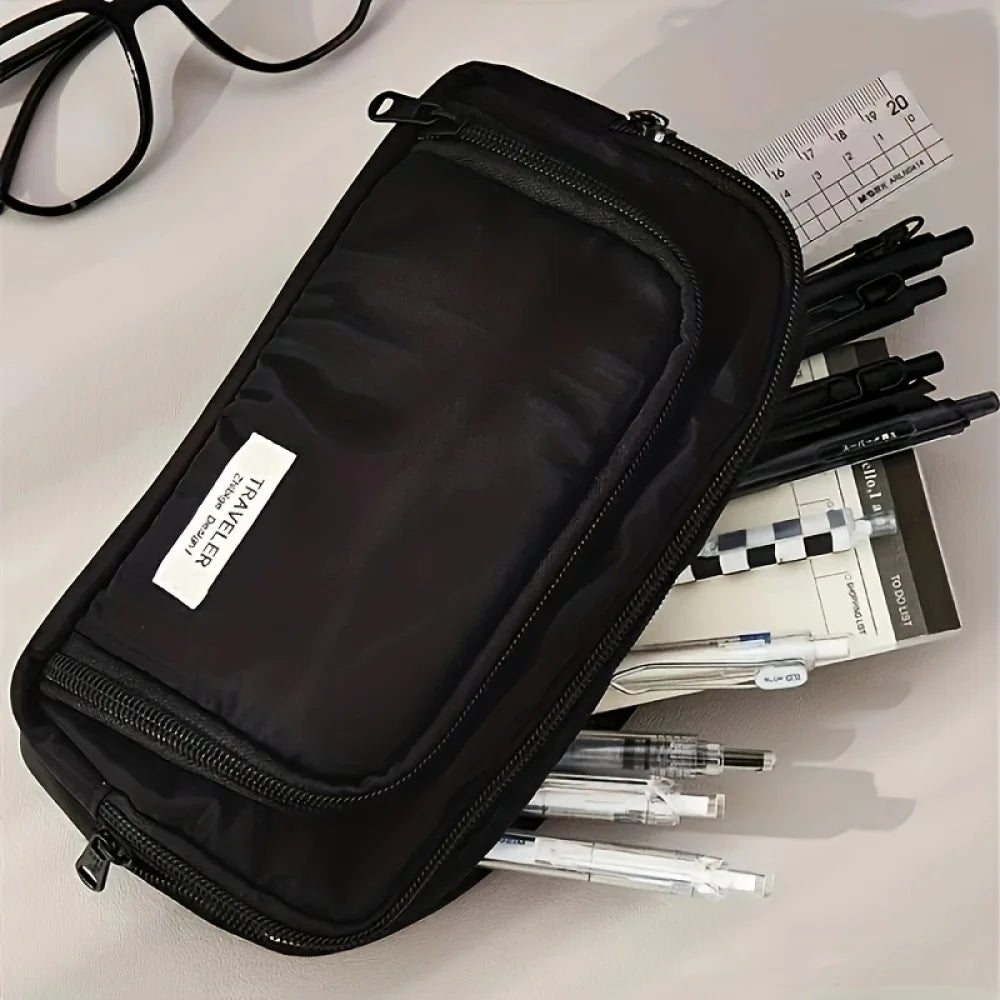 Large Multi-Layer Pencil & Makeup Case – Multi-Purpose