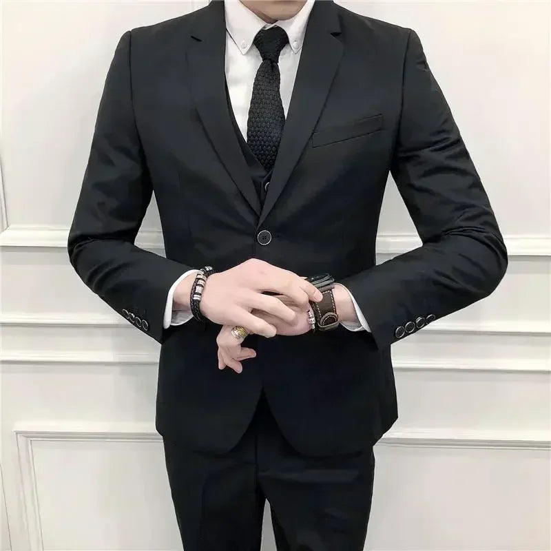 Men’s Slim-Fit 3-Piece Suit