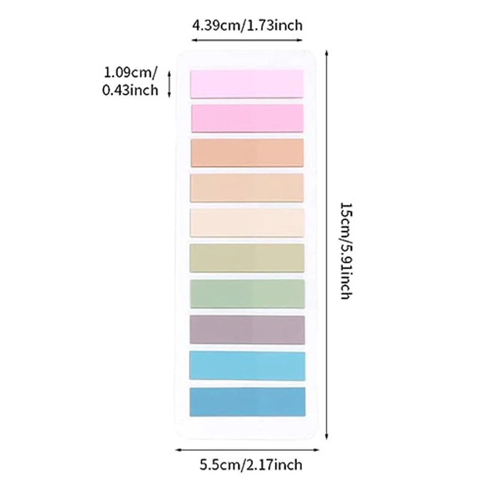 Transparent Self-Adhesive Memo Pads – 200–3600 Sheets
