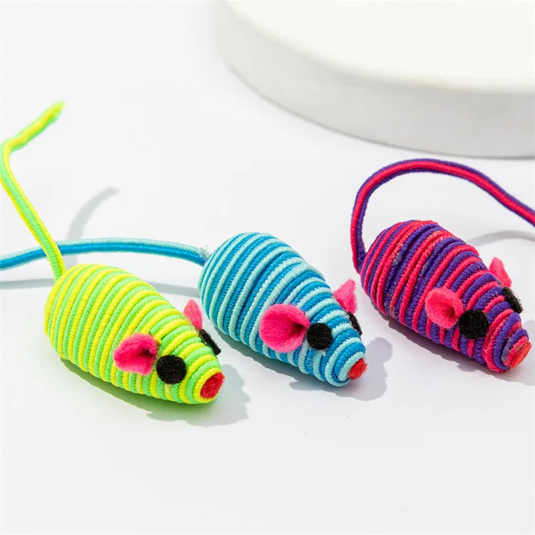 Catnip Rattle Mouse Toys – Multi Pack
