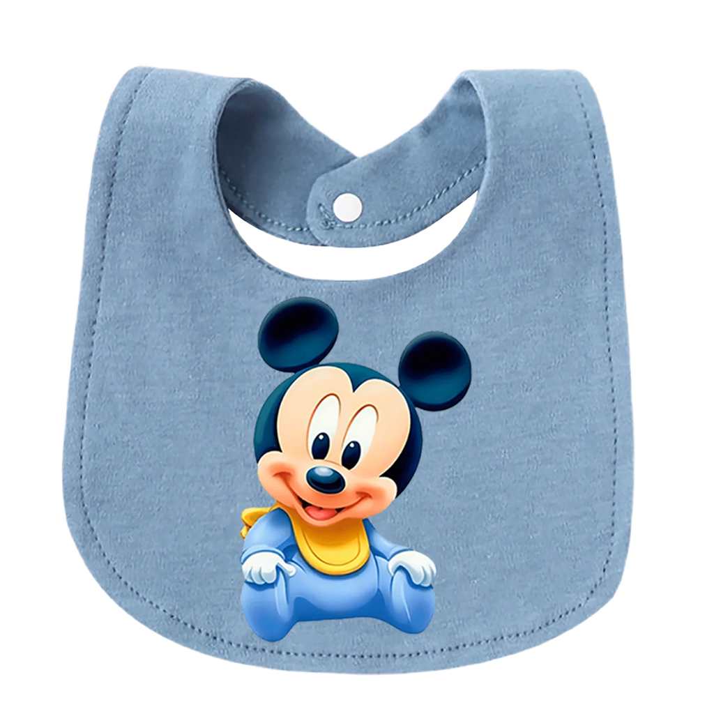 Soft 100% Cotton U-Shaped Baby Bib – Newborn to 3Y