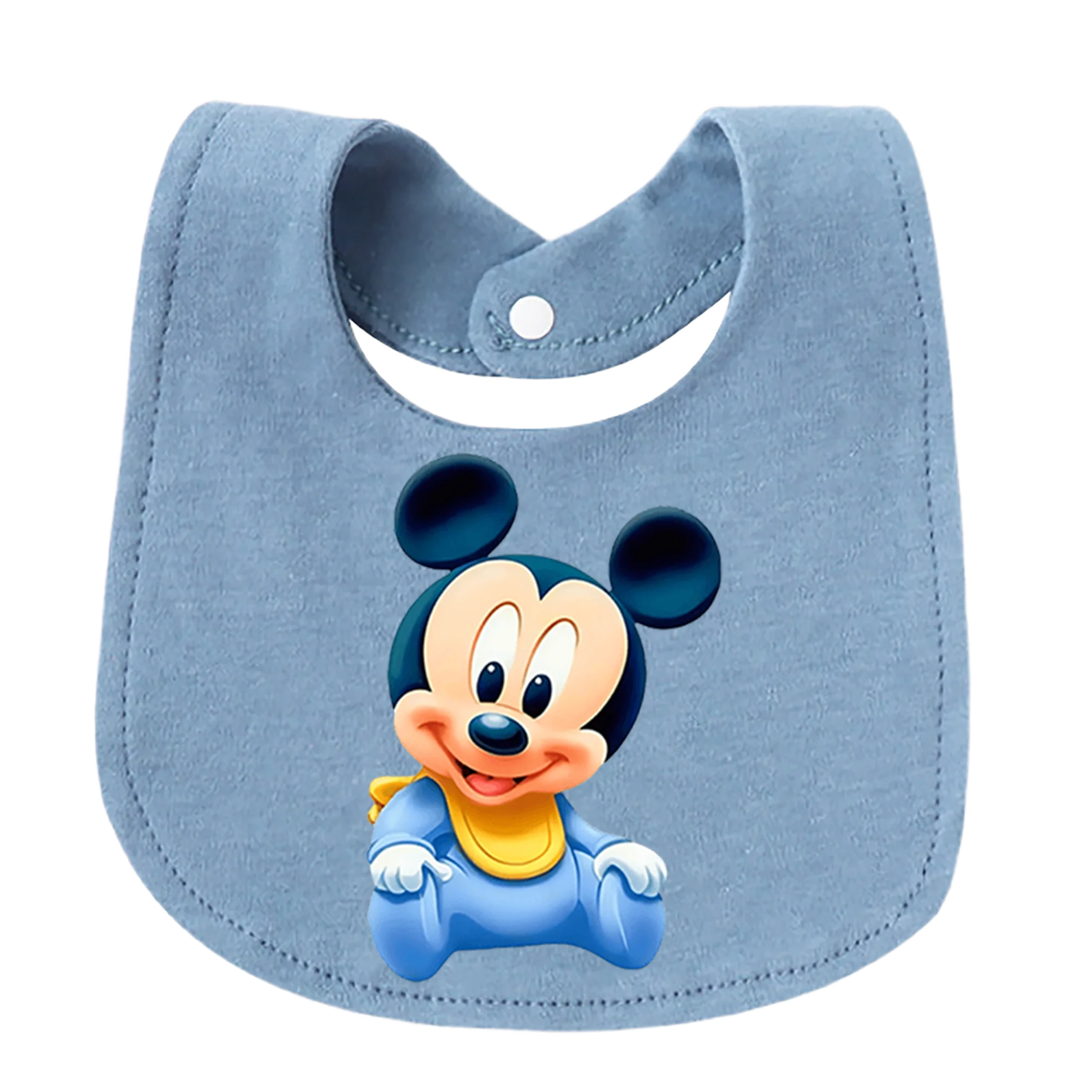 Soft 100% Cotton U-Shaped Baby Bib – Newborn to 3Y
