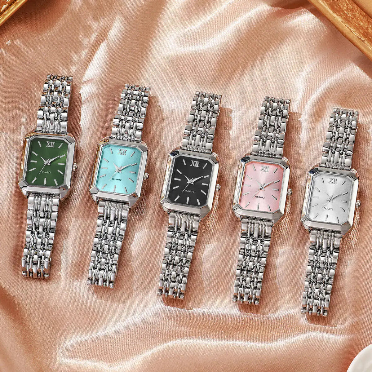 Rectangle Quartz Women Watch