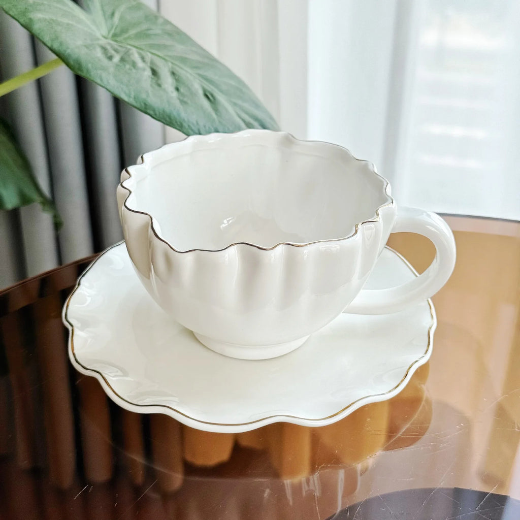 European Style Ceramic Coffee Cup Set
