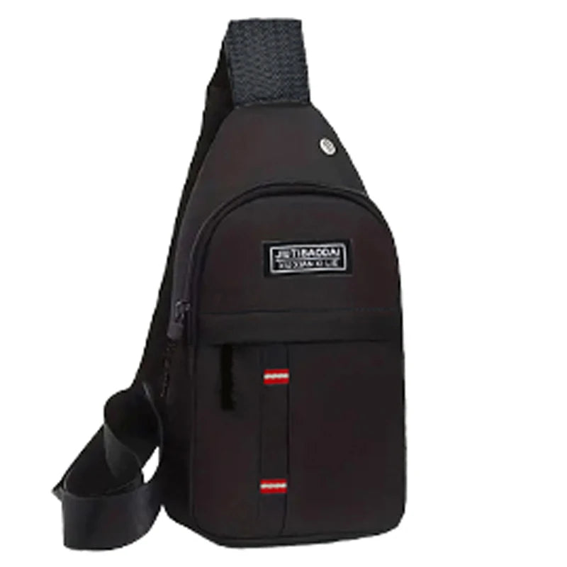 Unisex Adjustable Oxford Crossbody Bag – Single Shoulder Diagonal Chest Pocket