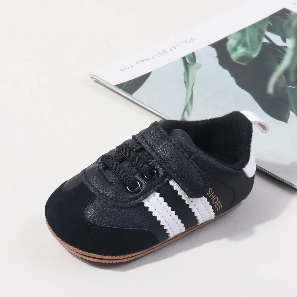 2025 Baby First Walking Shoes – Unisex PU Leather Toddler Sneakers 0-18M