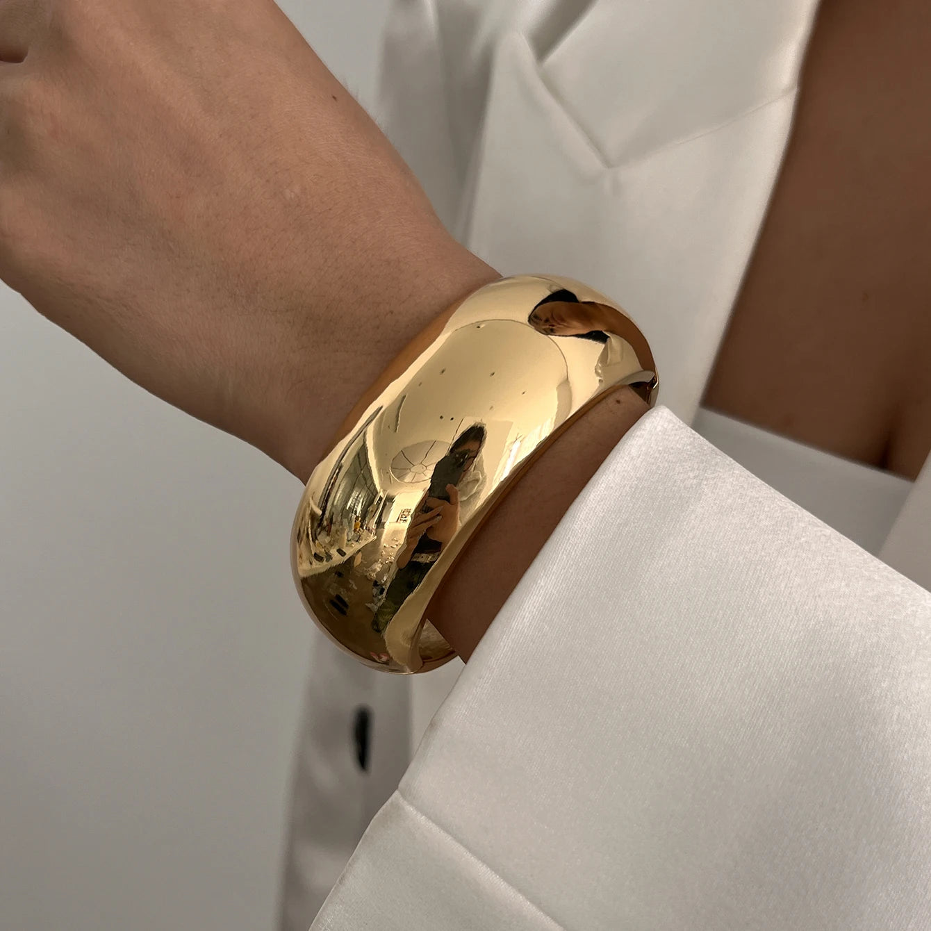 Punk Chunky Metal Bangle
