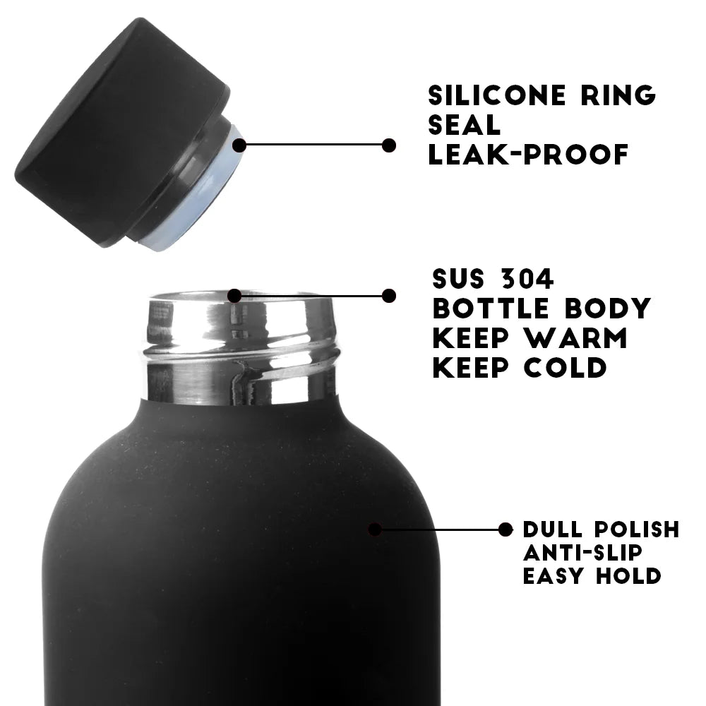 Stainless Steel Thermal Water Bottle – Insulated Vacuum Tumbler