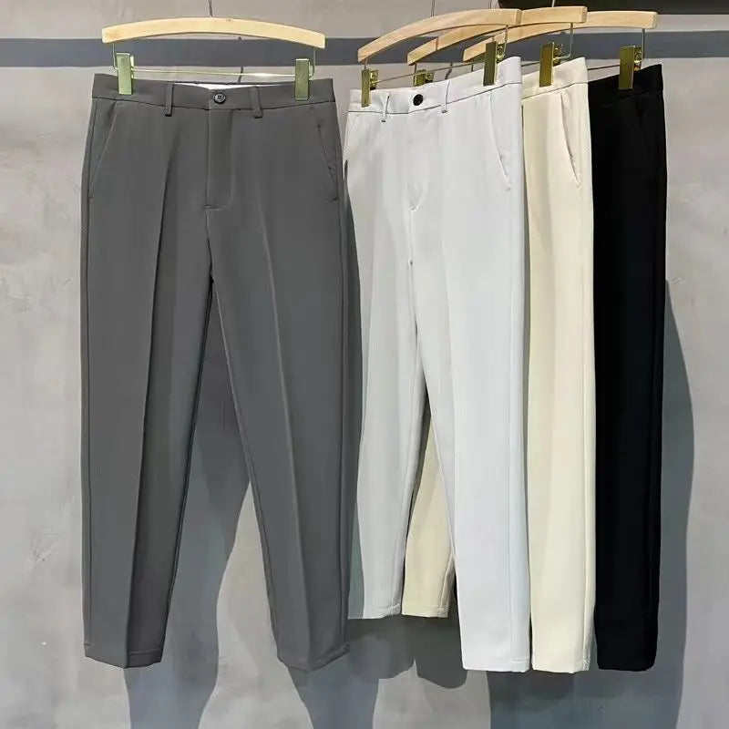Men’s Slim Fit Ice Silk Pants