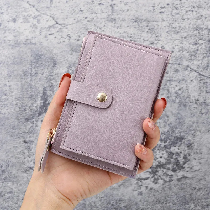New Ultra-Thin Small Wallet for Female Students – Mini Clutch for Coins & Cards
