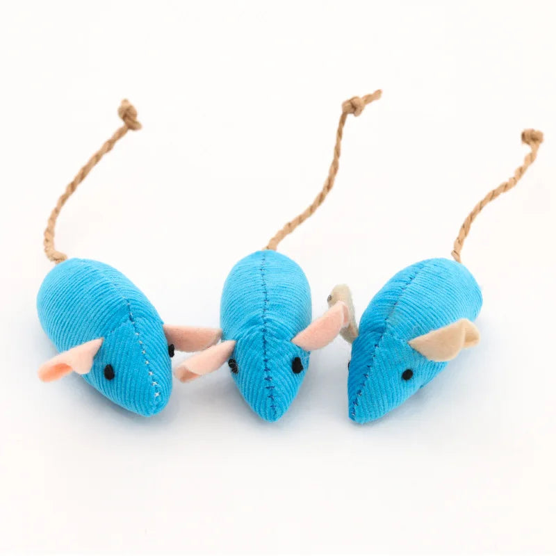 Catnip Rattle Mouse Toys – Multi Pack