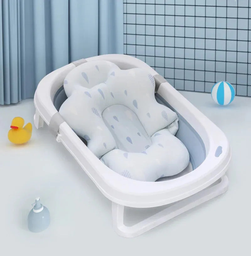 Newborn Baby Bath Mat & Tub Seat – Soft Cushion Support