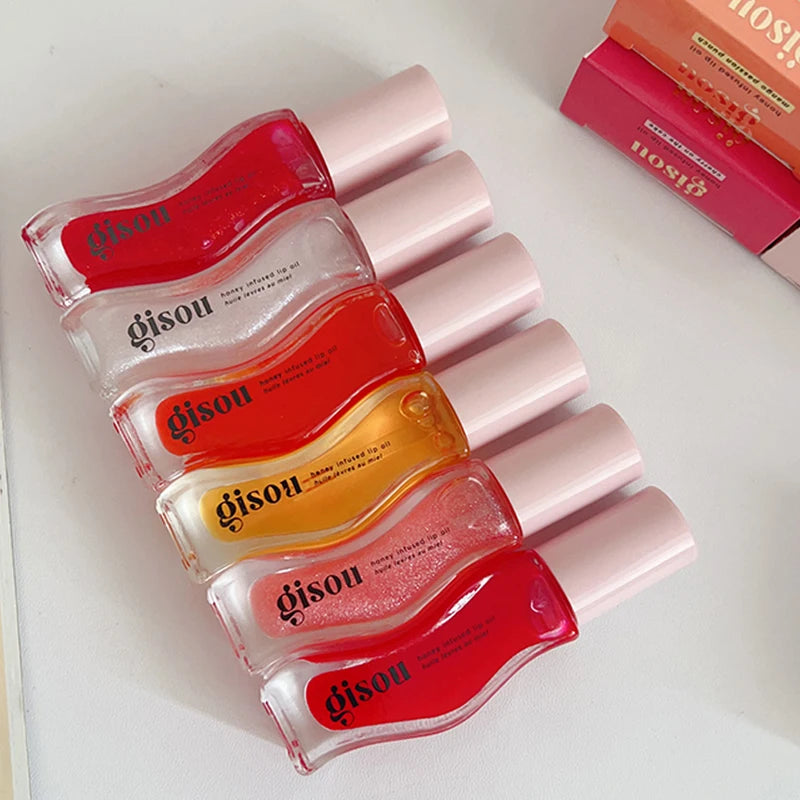 Gisou Lip Oil – Plumping & Exfoliating
