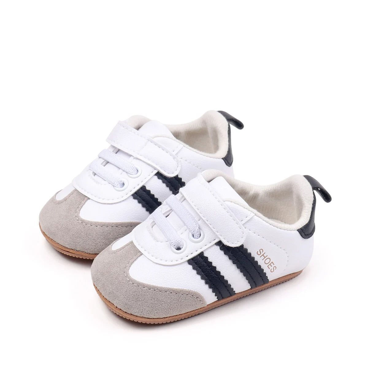 2025 Baby First Walking Shoes – Unisex PU Leather Toddler Sneakers 0-18M