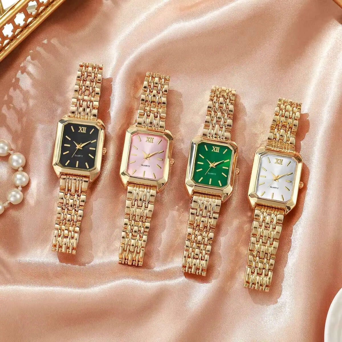 Rectangle Quartz Women Watch