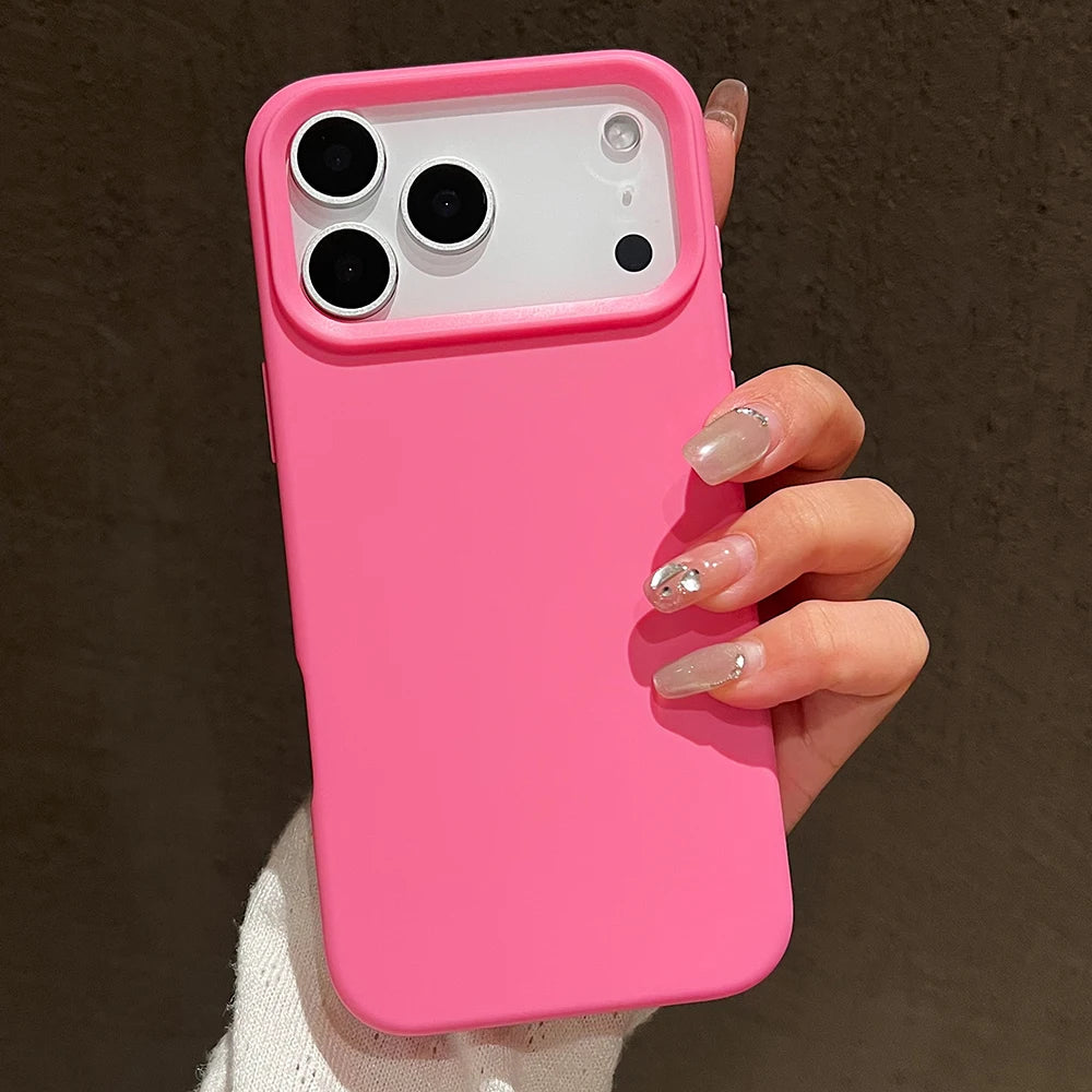 iPhone Case 17 Series – Candy Color Silicone