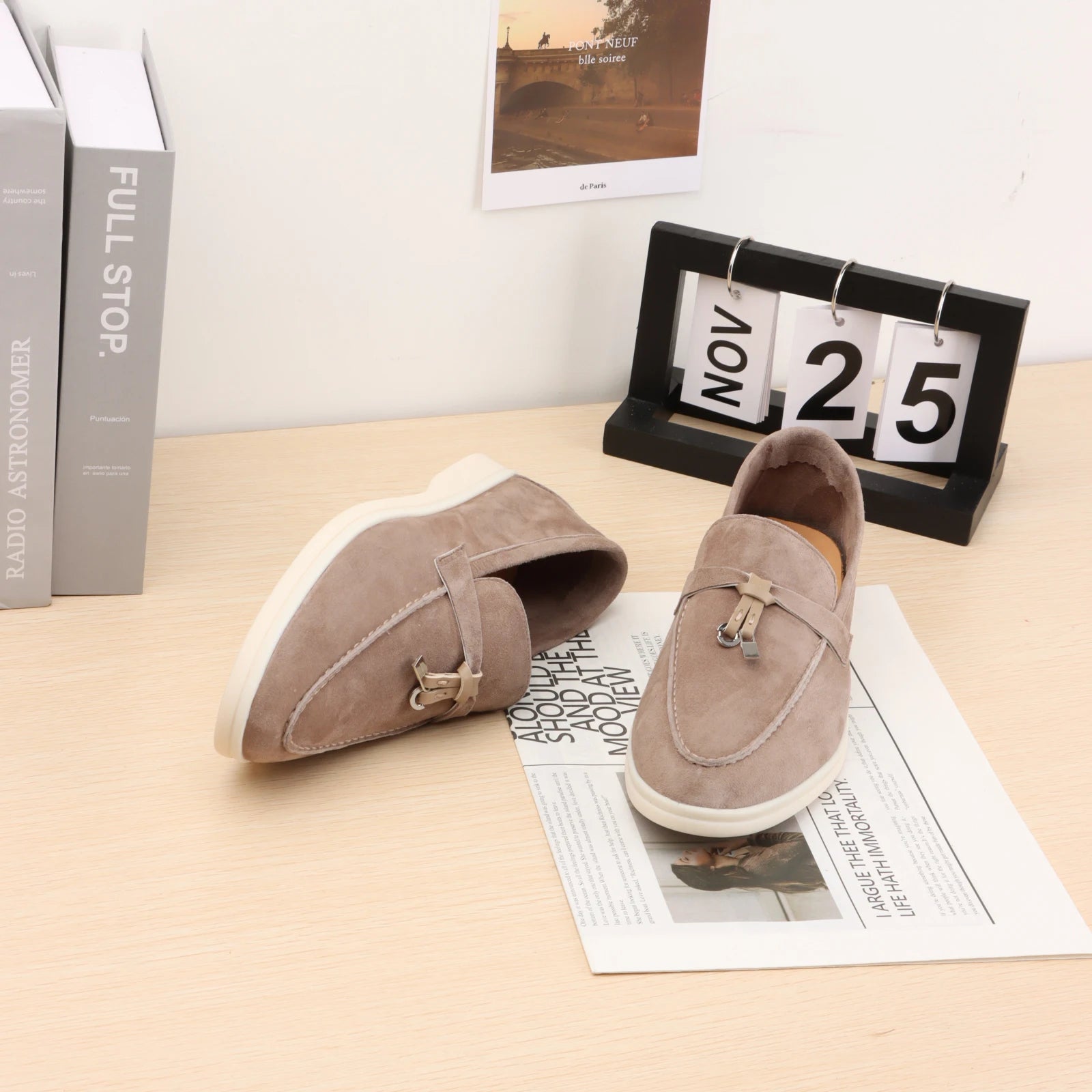 XOBZJH Leather Loafers