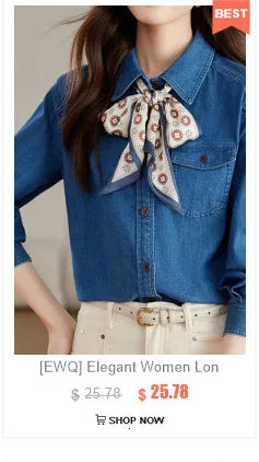 [EWQ] Elegant Solid Color Mid-Length All Match Skirt For Women 2026 Spring Summer Loose High Waist A-Line Pleated Skirts 16O9169