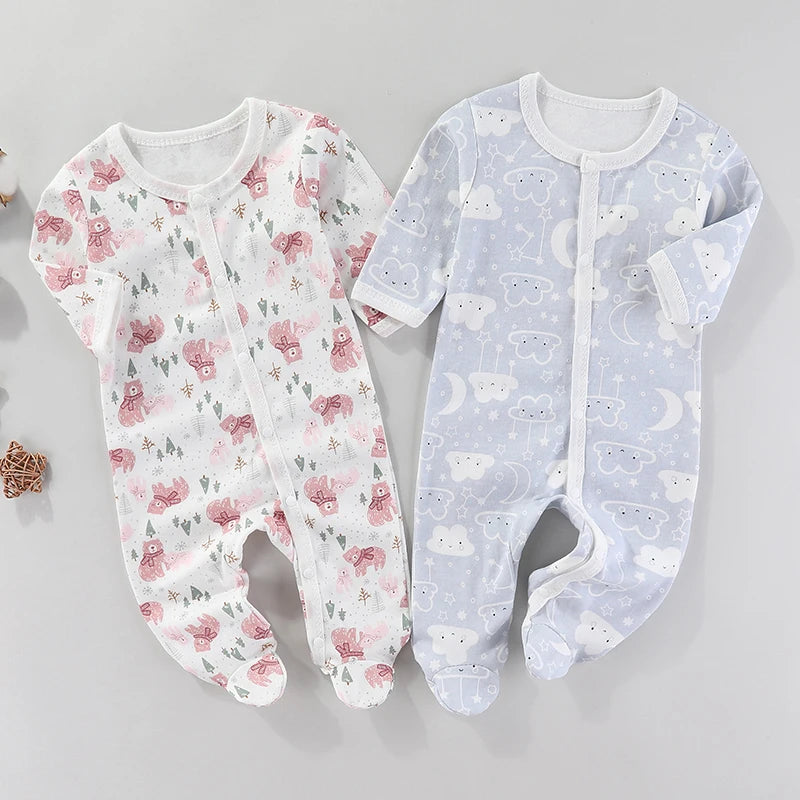 Newborn Baby Bodysuit & Romper – 0–9M