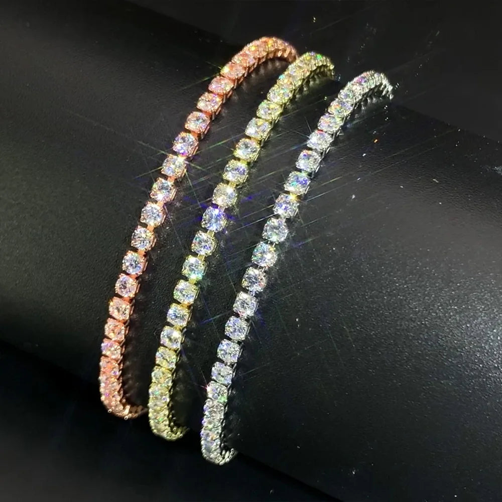 Zirconia Tennis Chain Bracelet