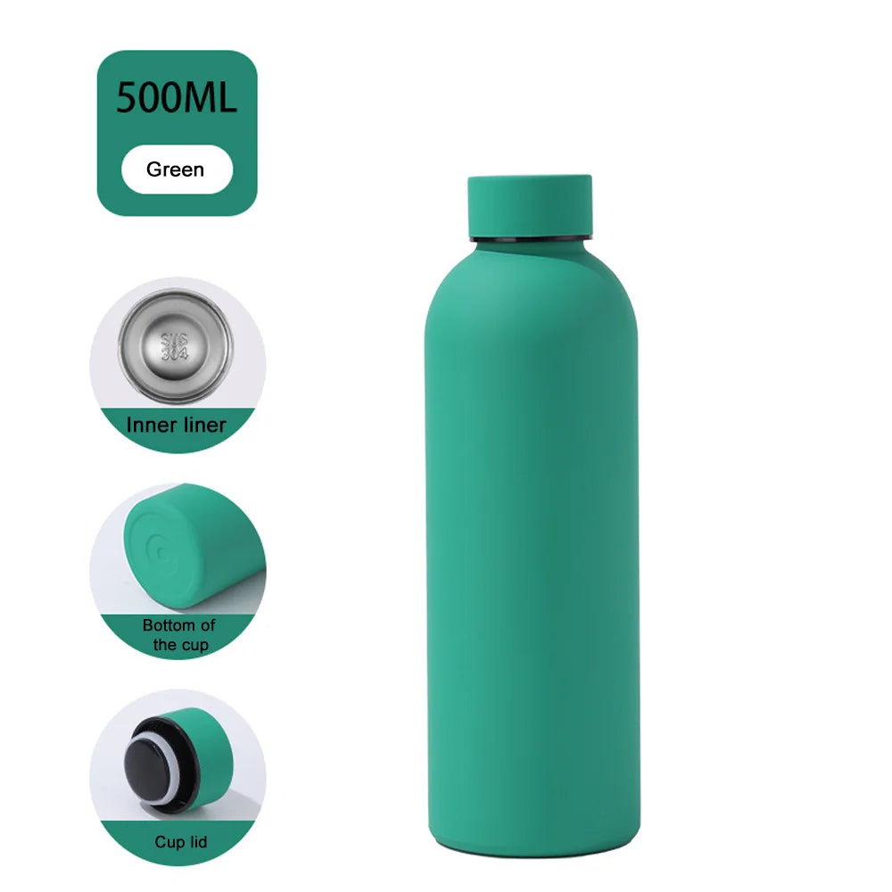 Stainless Steel Thermal Water Bottle – Insulated Vacuum Tumbler