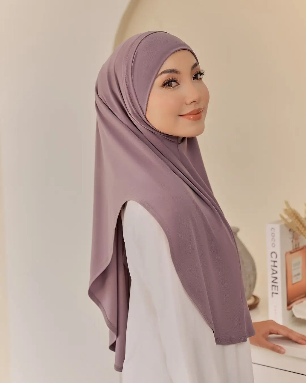 1pc Ready to Wear Instant Hijabs Double layered Chiffon Solid Headscarf Foulard Femme Musulman Shawl Wrap Bandana