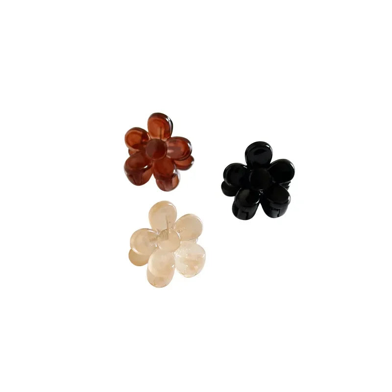 10pcs Korean Mini Floral Hair Claw Kawaii Hair Clip Claw Clamp Braid Clips Headwear Girls Women Hair Accessories