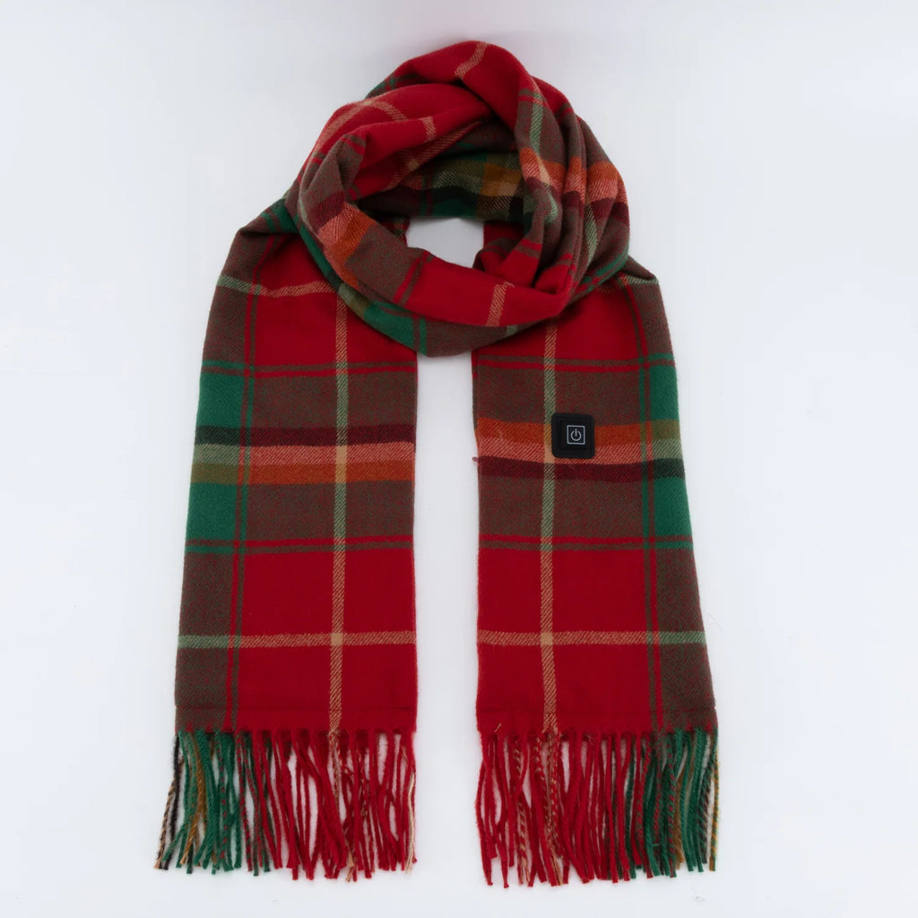 2025 USB Charging Electric Heated Scarf Rechargeable Adjustable Temperature Electric Winter Warmer Creative Unisex Warm Shawl