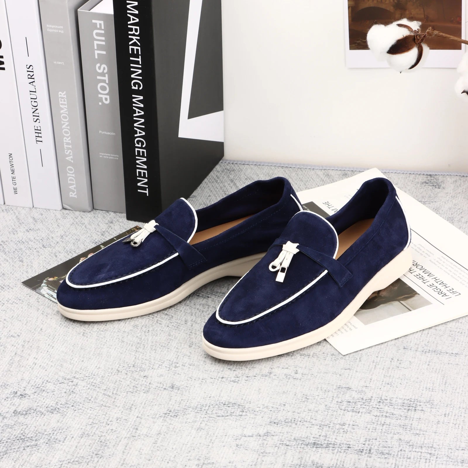 XOBZJH Leather Loafers